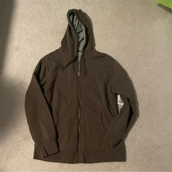 Joe boxer top zippered hoodie